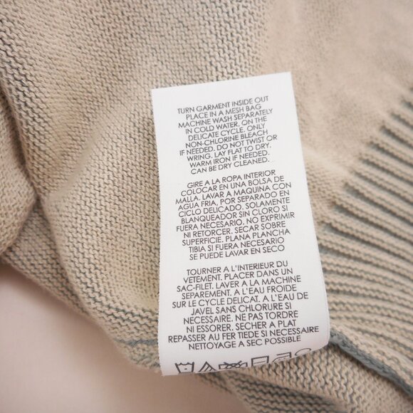 Cabi size S Pocket Cardigan Open Drape Front 100% Cotton 5132 Neutral Coastal - Picture 8 of 10